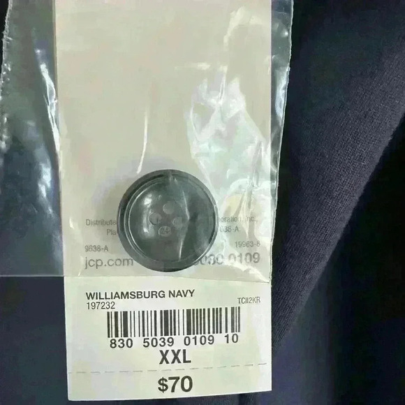 NWT Worthington Navy Blue Blazer size XXL - Picture 3 of 3